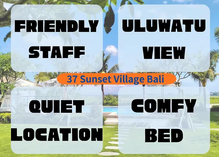 37 Sunset Village Bali ベッド・アンド・ブレックファスト 4*